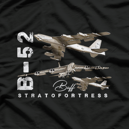 B-52 Stratofortress Heavy Bomber Vintage Aircraft T-Shirt