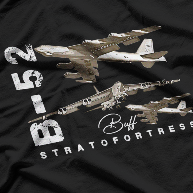 B-52 Stratofortress Heavy Bomber Vintage Aircraft T-Shirt