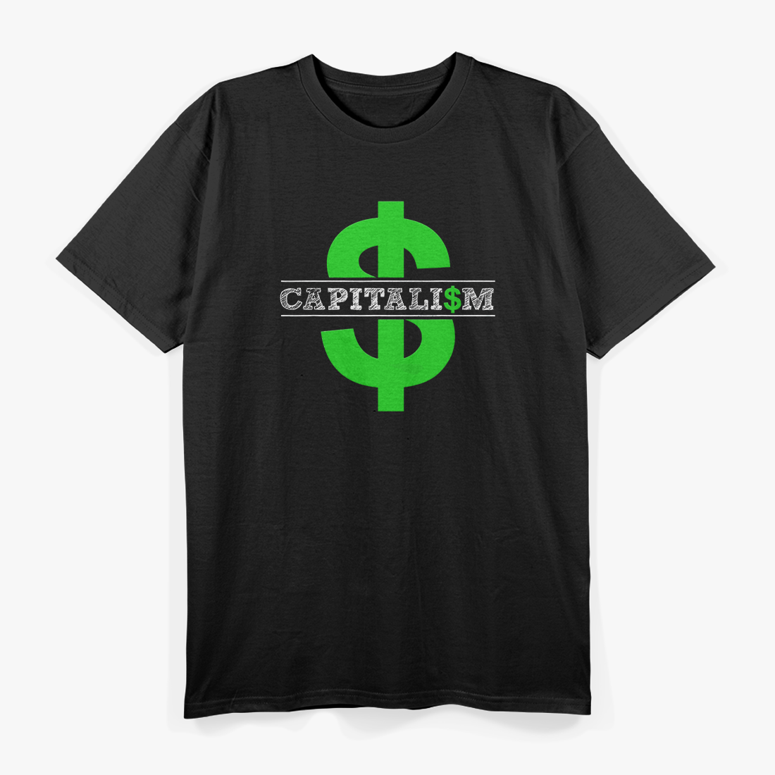 Capitalist Conservative Investor Dollar Money Stocks T-Shirt