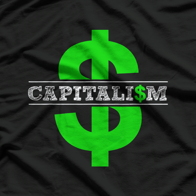 Capitalist Conservative Investor Dollar Money Stocks T-Shirt