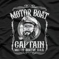 Motor Boat Captain Funny Boating Motorboating Lake Life T-Shirt