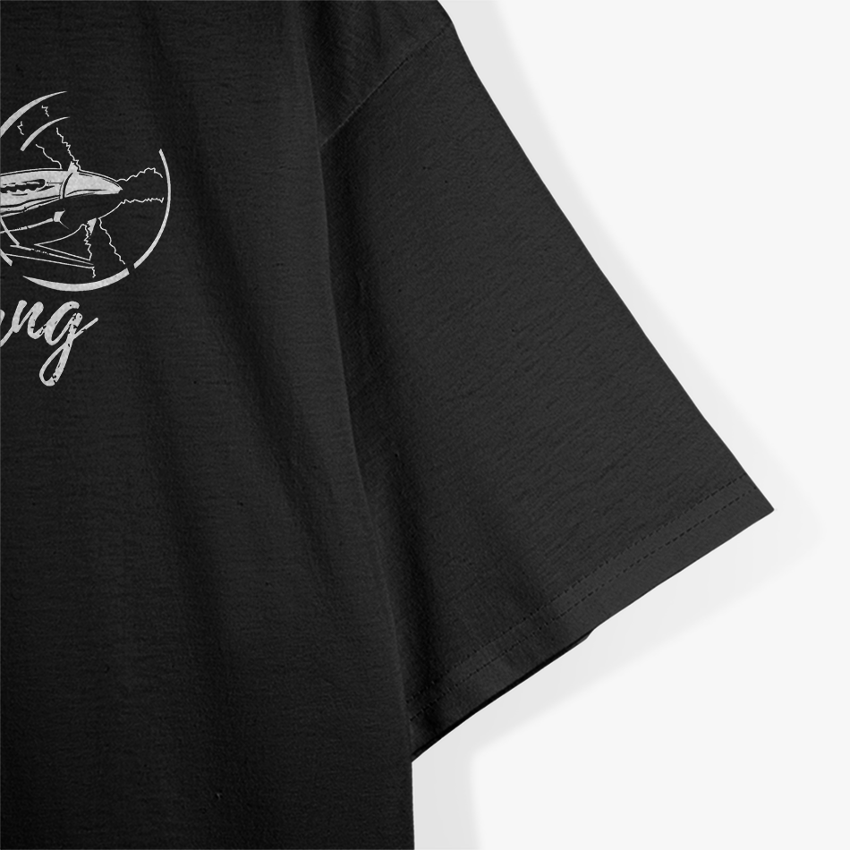 Retro P-51 Mustang WWII Fighter Pilot Warbirds Aviation T-Shirt