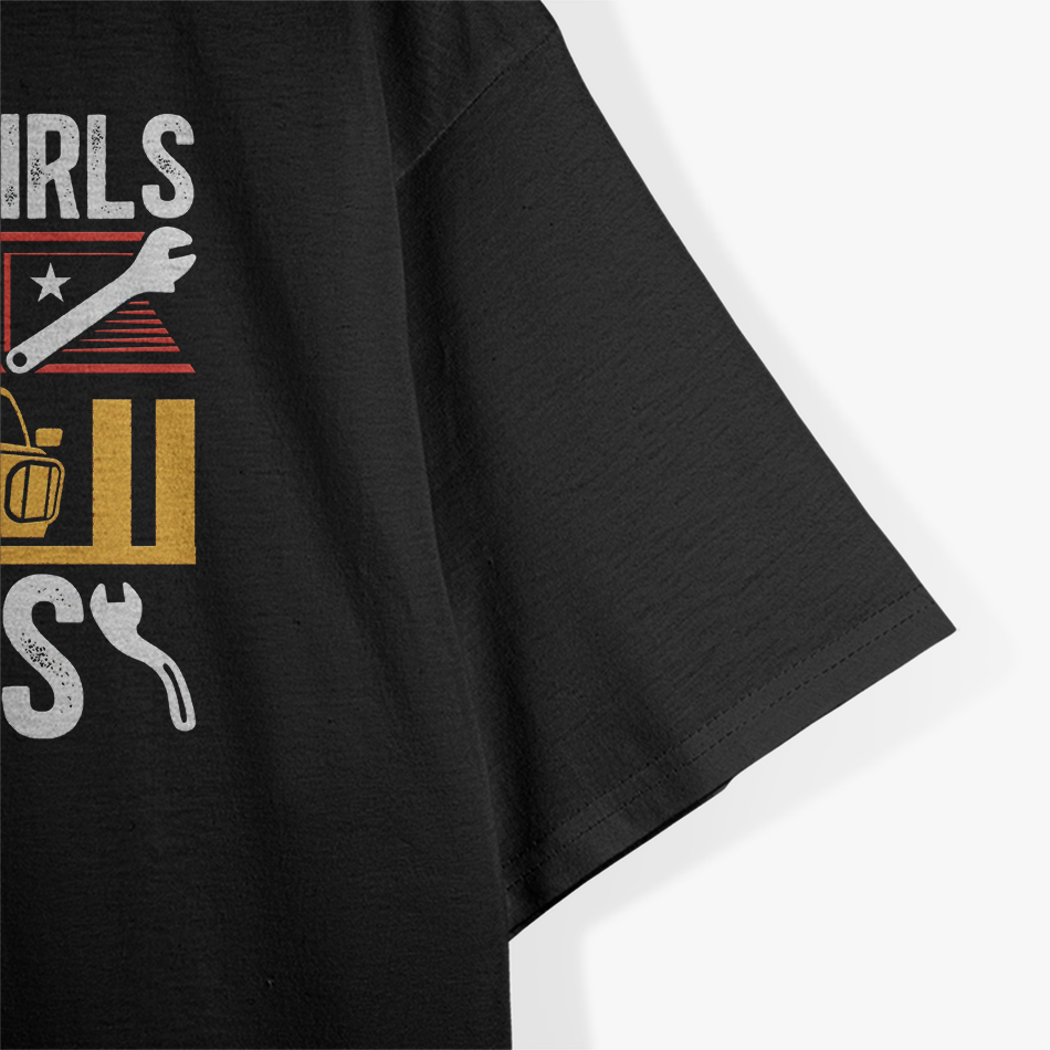 Tough Girls Fix Cars – Women Mechanics T-Shirt
