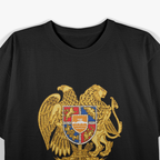 Armenia Coat of Arms Flag Vintage Patriotic Heritage T-Shirt