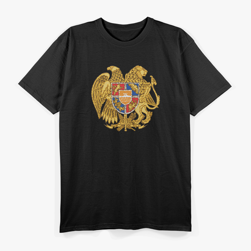Armenia Coat of Arms Flag Vintage Patriotic Heritage T-Shirt