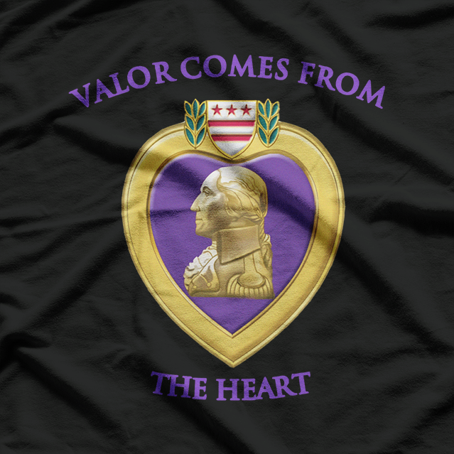 From the Heart – Purple Heart Military Veteran Honor T-Shirt