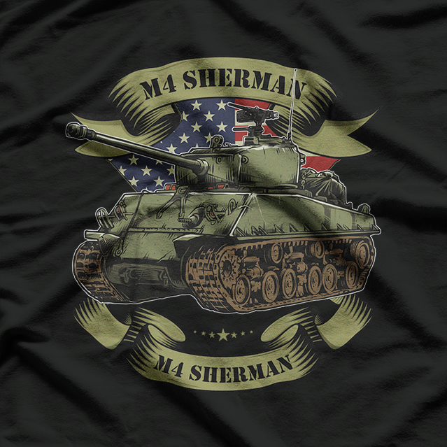 M4 Sherman: Legendary WWII Tank T-Shirt