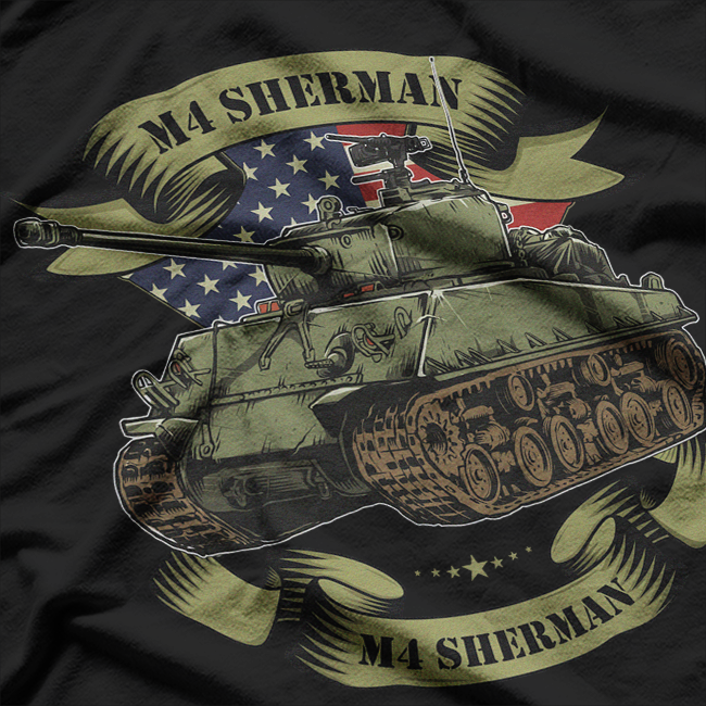 M4 Sherman: Legendary WWII Tank T-Shirt