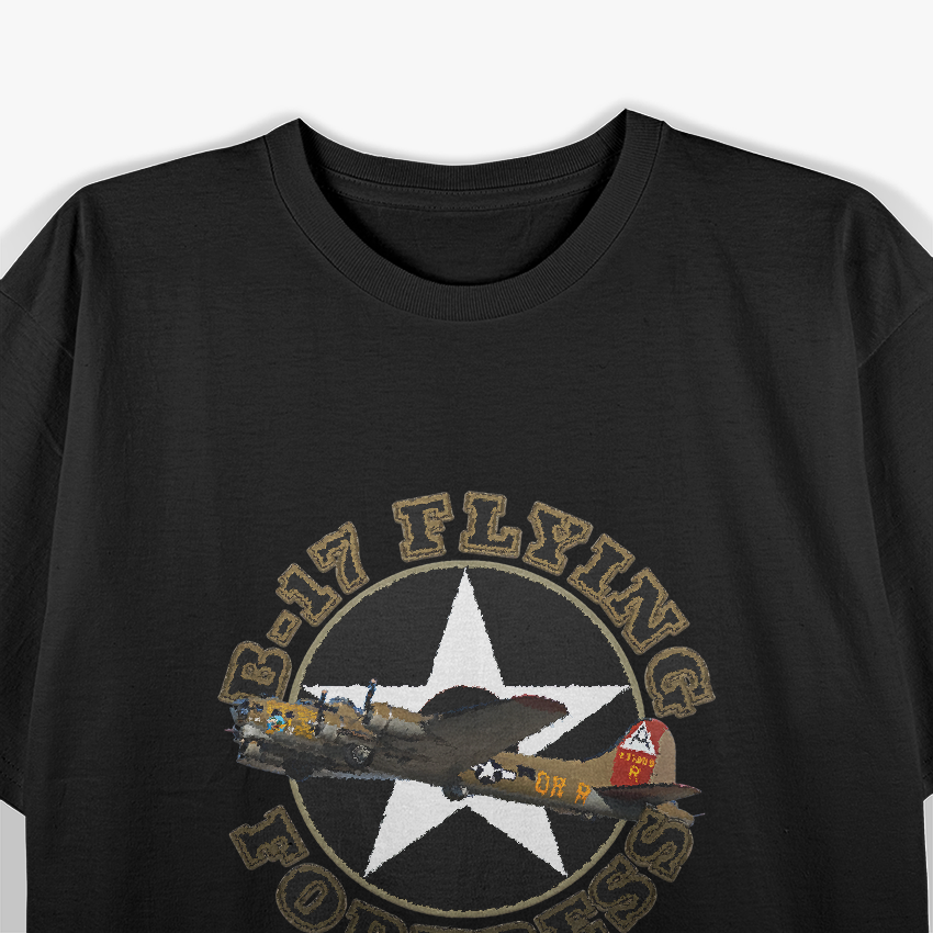 B-17 Flying Fortress WW2 Warplane T-Shirt