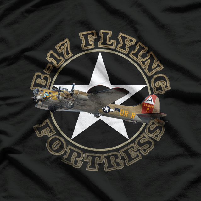 B-17 Flying Fortress WW2 Warplane T-Shirt