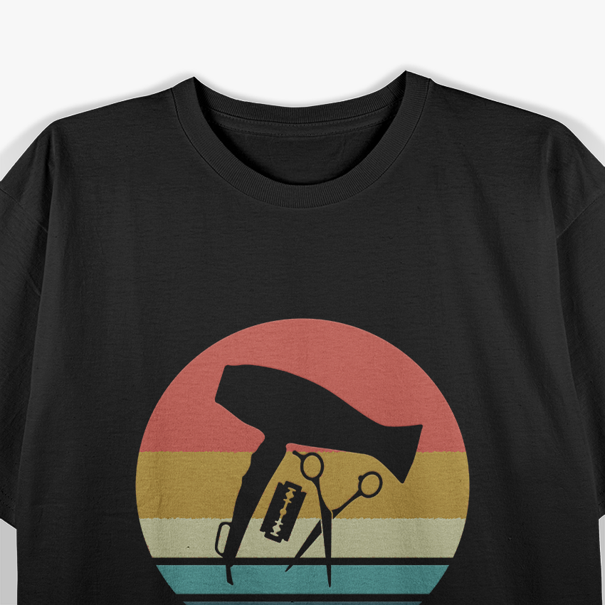 Hairdresser Vintage Retro Barber Hairstylist Salon T-Shirt