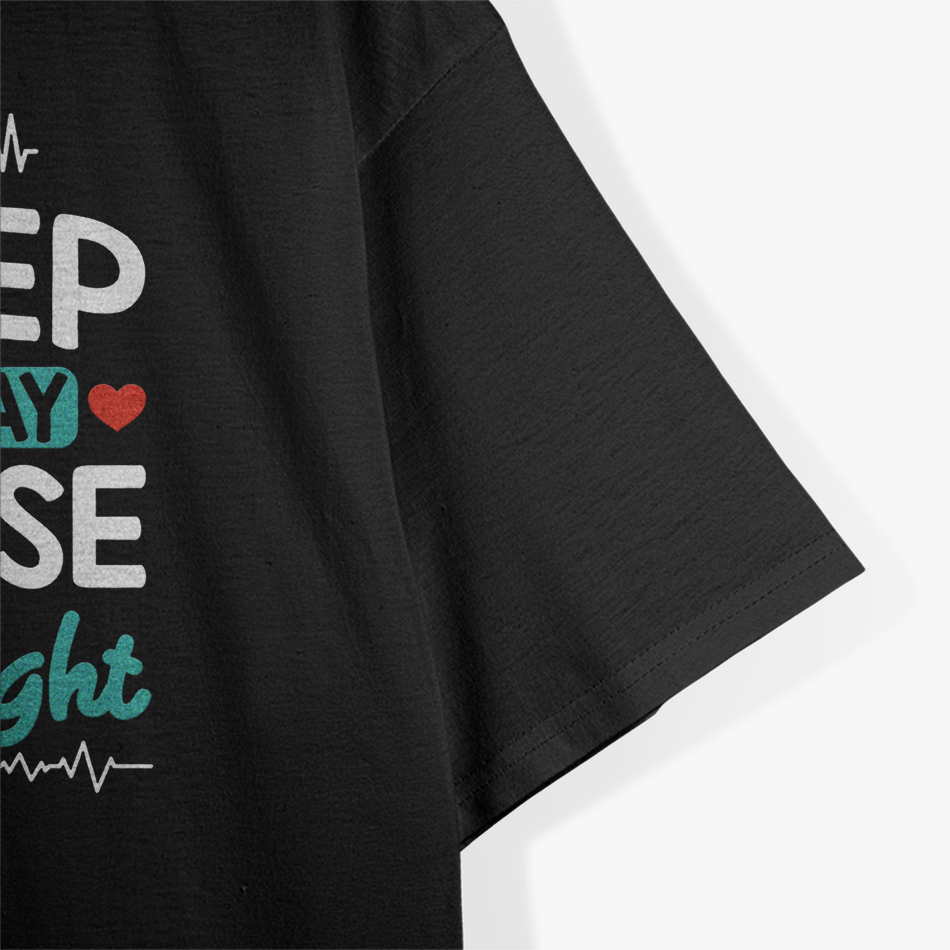 Sleep All Day, Nurse All Night: Dedicated & Tired T-Shirt