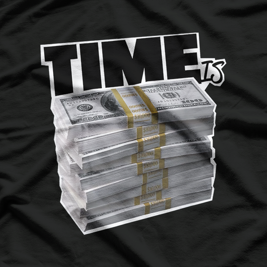 Time Is Money Motivational Hustle Entrepreneur Success T-Shirt