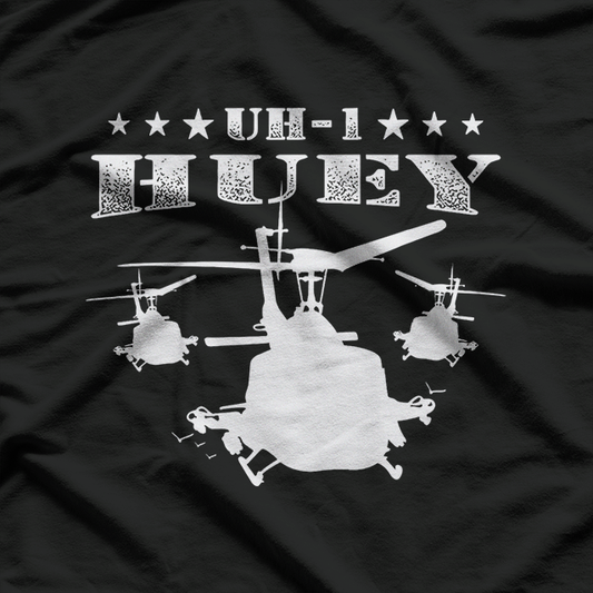 UH-1 Huey: Iconic Military Helicopter T-Shirt