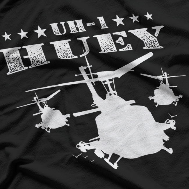 UH-1 Huey: Iconic Military Helicopter T-Shirt