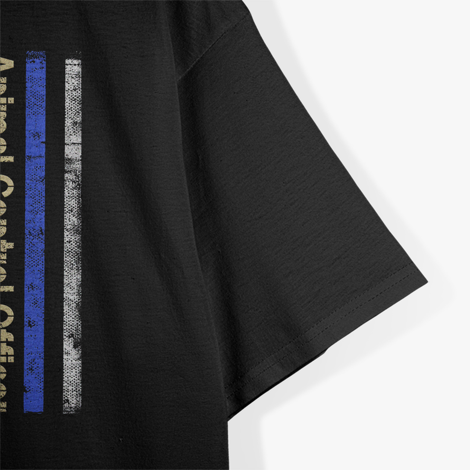 Animal Control Officer: American Flag Patriotic T-Shirt