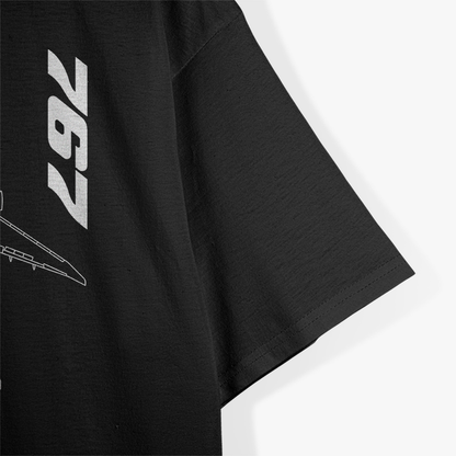 Boeing 757 & 767 Pilot Airplane Lovers Aviation T-Shirt