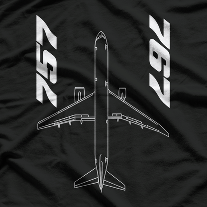 Boeing 757 & 767 Pilot Airplane Lovers Aviation T-Shirt