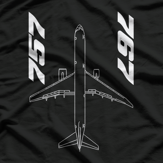 Boeing 757 & 767 Pilot Airplane Lovers Aviation T-Shirt