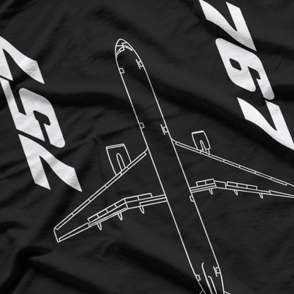 Boeing 757 & 767 Pilot Airplane Lovers Aviation T-Shirt