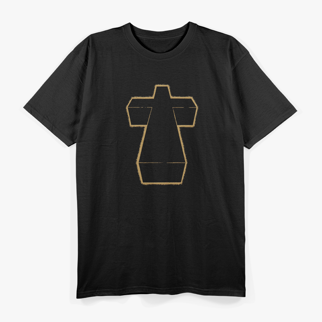 Justice Cross Gothic Faith Strength Symbolic T-Shirt