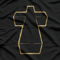 Justice Cross Gothic Faith Strength Symbolic T-Shirt