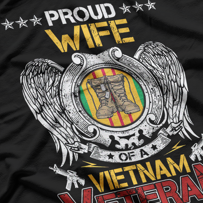 Proud Wife of a Vietnam Veteran T-Shirt