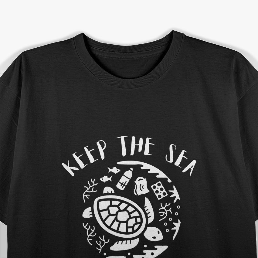 Keep the Sea Plastic Free Environmental Awareness T-Shirt
