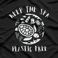 Keep the Sea Plastic Free Environmental Awareness T-Shirt