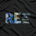 Recycle, Reuse, Renew, Rethink: Go Green T-Shirt