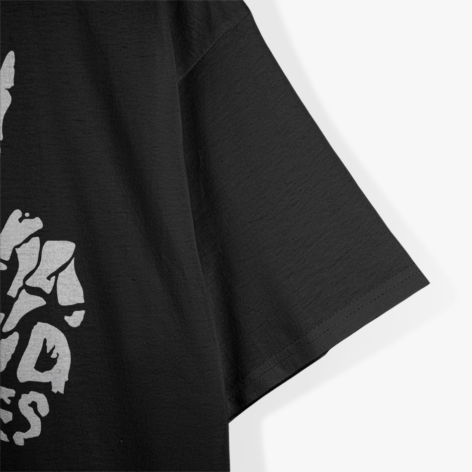 Skeleton Hand Good Vibes Positive Rock On Gothic Aesthetic T-Shirt