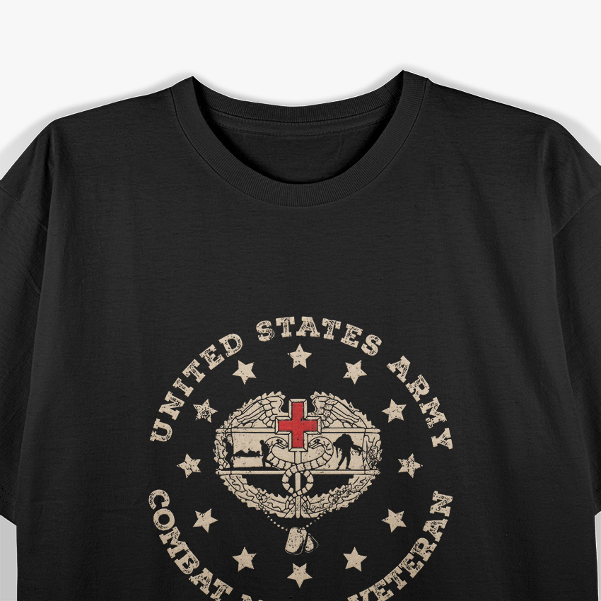 U.S. Army Combat Medic Veteran Military Pride T-Shirt