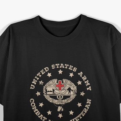 U.S. Army Combat Medic Veteran Military Pride T-Shirt