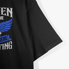 Heaven Is My Home, I'm Just Here Recruiting – Jesus Christian Blue Design T-Shirt
