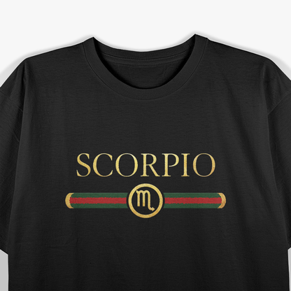 Scorpio Zodiac Sign October November Birthday Art T-Shirt