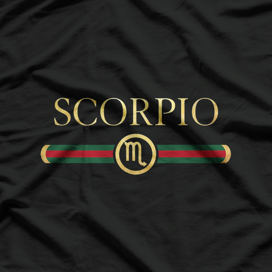 Scorpio Zodiac Sign October November Birthday Art T-Shirt
