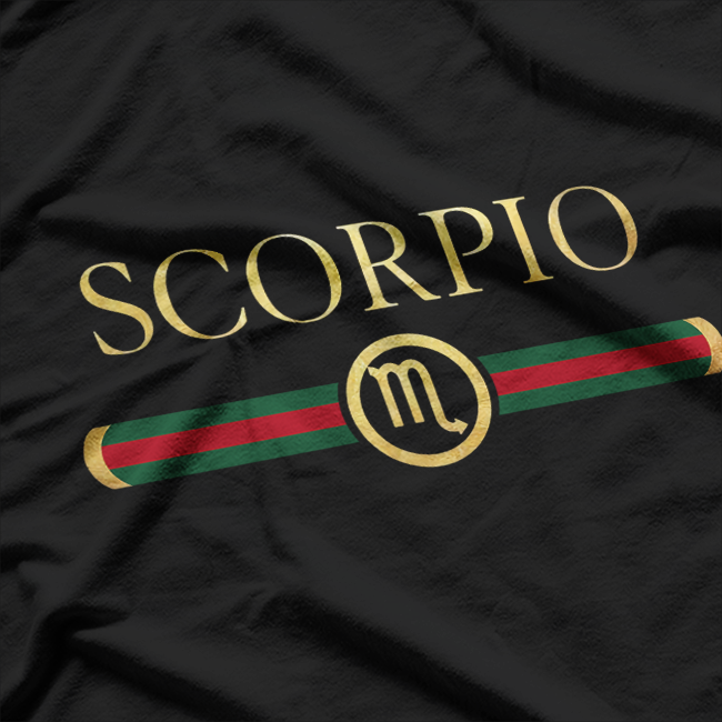 Scorpio Zodiac Sign October November Birthday Art T-Shirt