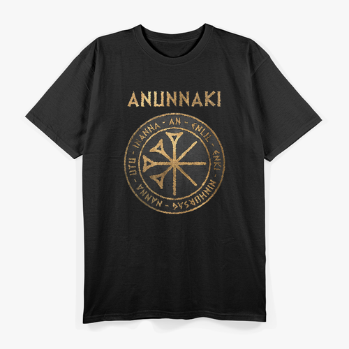 Anunnaki Ancient Gods of Mesopotamia – Mythological Symbol Design T-Shirt
