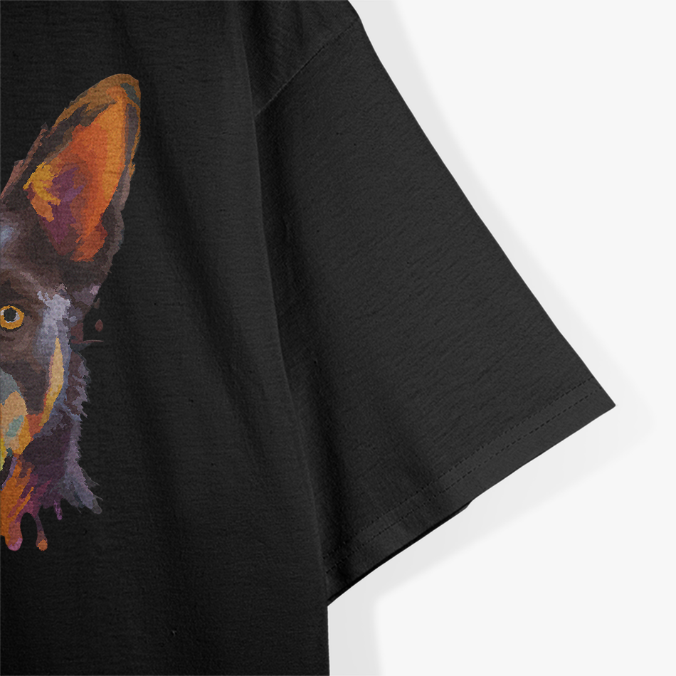 Aussie Kelpie Art – Watercolor Dog Lovers T-Shirt