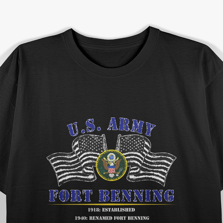 Fort Benning Legacy – Army History Tribute T-Shirt