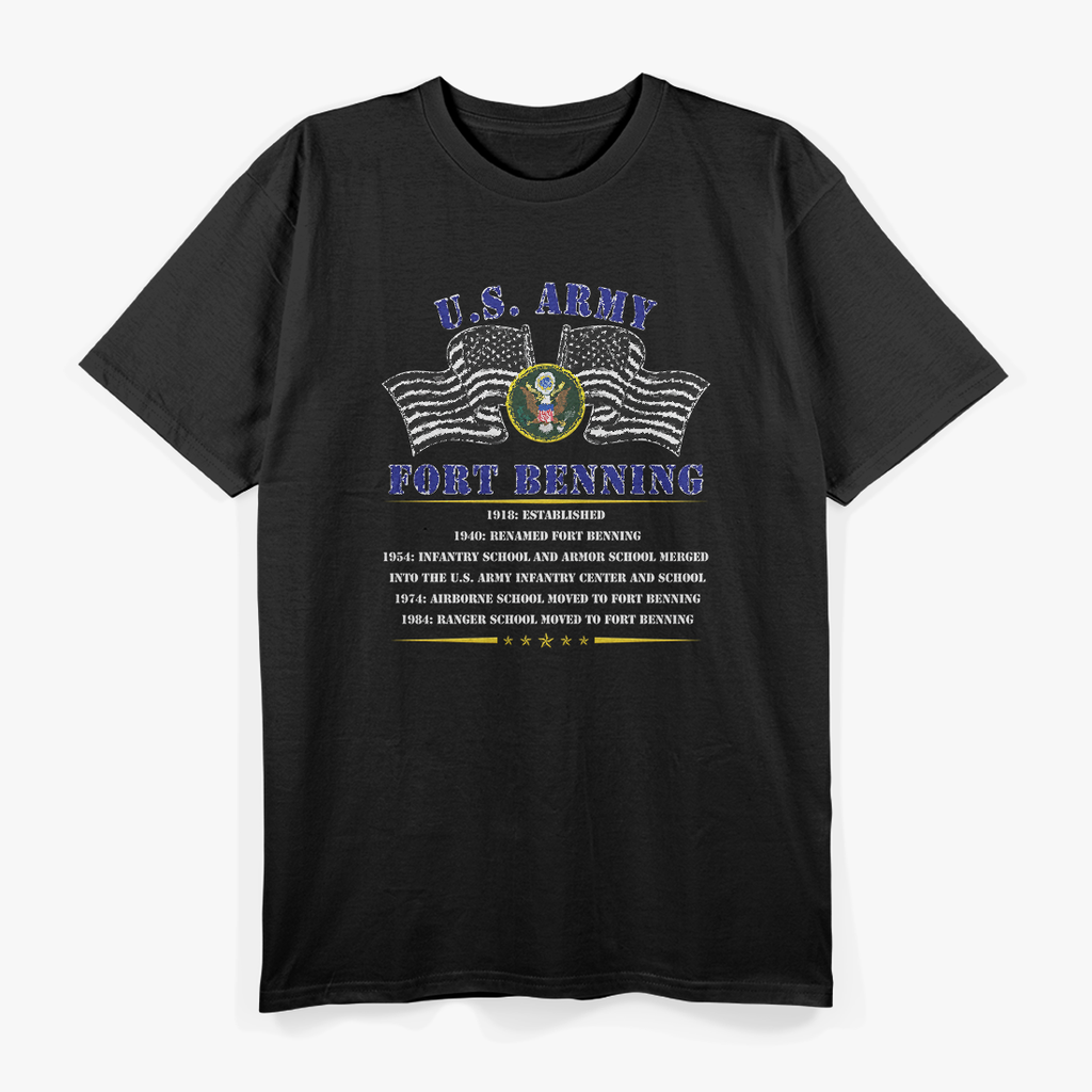 Fort Benning Legacy – Army History Tribute T-Shirt