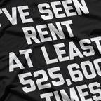 I've Seen Rent At Least 525,600 Times Funny Musical Theatre T-Shirt