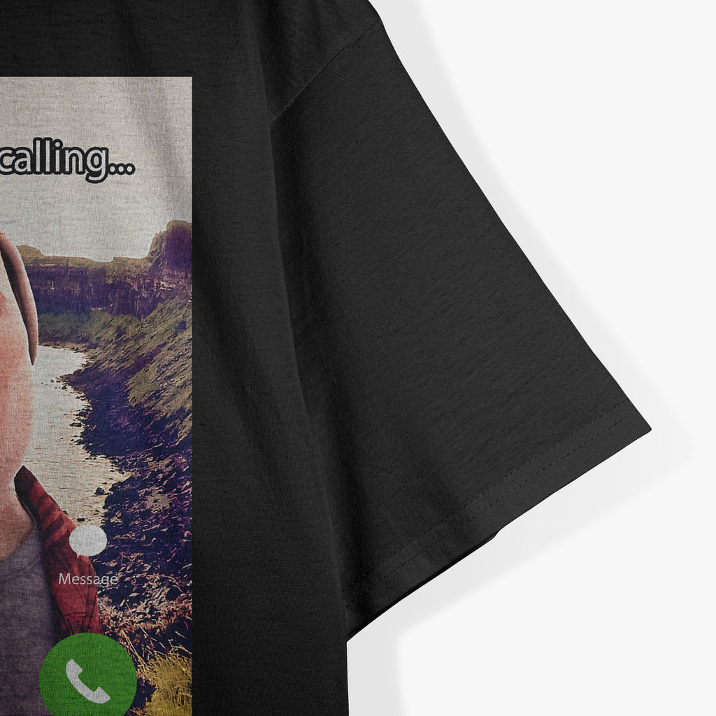 John Pork Is Calling Funny Answer Call Phone T-Shirt