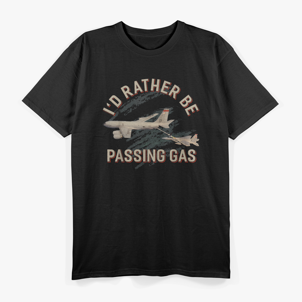 KC-135 F-22 Plane USA FlagT-Shirt