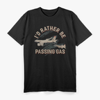 KC-135 F-22 Plane USA FlagT-Shirt