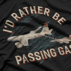 KC-135 F-22 Plane USA FlagT-Shirt