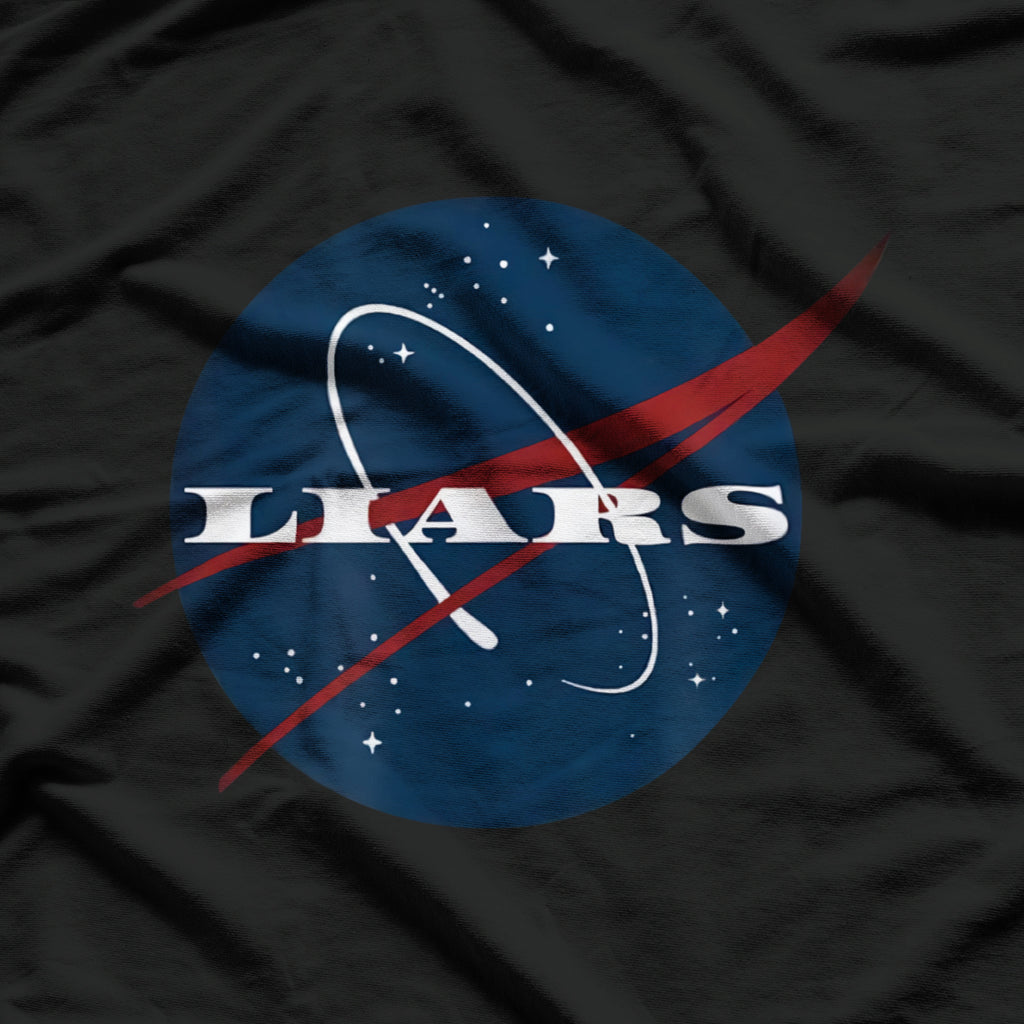 N.A.S.A Liars ~ Flat Earth ~ Fake Space T-Shirt