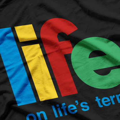 Life On Life's Terms Sobriety Recovery Funny AA NA T-Shirt