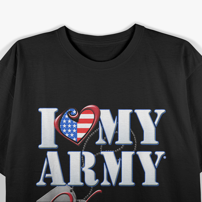 Love My Army Veteran A Tribute to Service T-Shirt