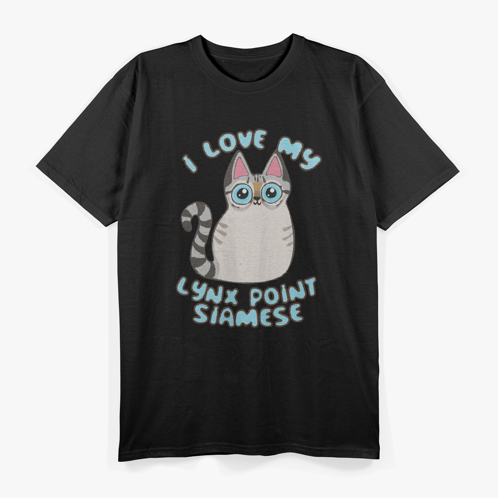I Love My Lynx Point Siamese Cat Cute Kawaii Chibi Kitty T-Shirt